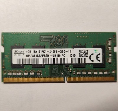 SK hynix 4GB DDR4-2400 SODIMM HMA851S6AFR6N-UH PC4-19200 1Rx16 Notebook RAM