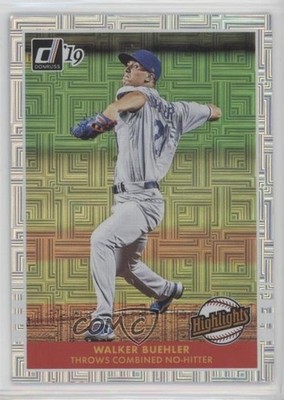 2019 Panini Donruss Highlights Vector Walker Buehler #H12 0t0