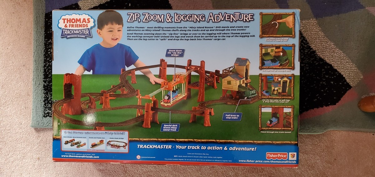 Thomas The Train R9634 Zip Zoom and Logging Adventure Distressed