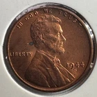 1944 S Lincoln Wheat Cent Penny San Francisco Mint AU UNC US Cent Coin WWII Era