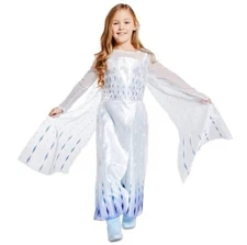 Disney Store Frozen 2 Queen Elsa Costume Dress Size 9/10 Elsa Snow Queen New