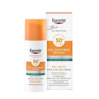 Eucerin Sun Oil Control Tinted Creme Lsf 50+ Hell 50ml - PZN 16887494