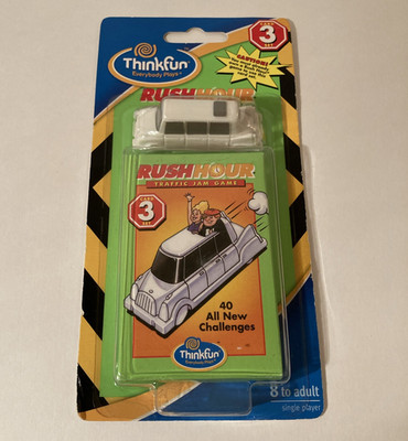 Vintage Rush Hour Traffic Jam Game Puzzle Card Expansion Set 3 Thinkfun 1998 New