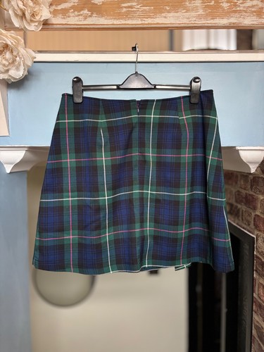 Joe Browns Green/Navy Tartan Kilt Skirt Size UK 14 Hell Bunny Cowgirl Style - Picture 3 of 6