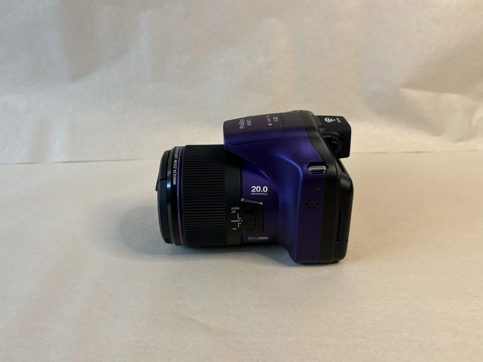 Minolta Pro Shot MN67Z 20MP FHD WiFi Digital Camera w/ 67x Optical Zoom - Purple - Image 3 of 4