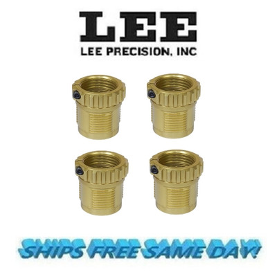 Lee Precision 4-pack of Spline Drive Breech Lock Bushings, Gold!! NEW! # 90095
