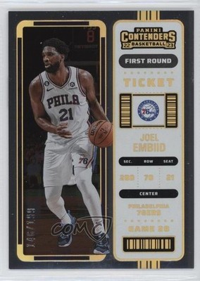 2022-23 Panini Contenders 1st Round Ticket 146/199 Joel Embiid #9 y8h