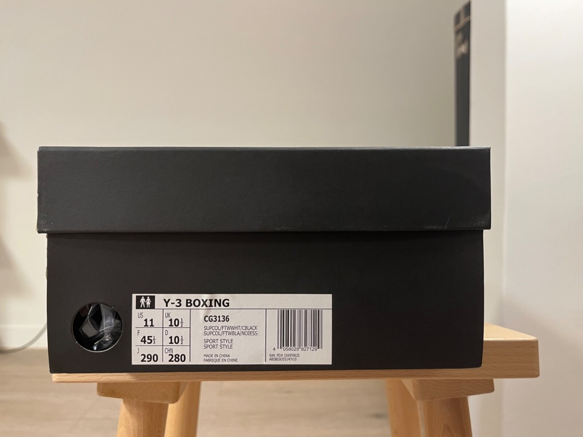 Size 11 - adidas Y-3 Boxing Low White for sale online | eBay