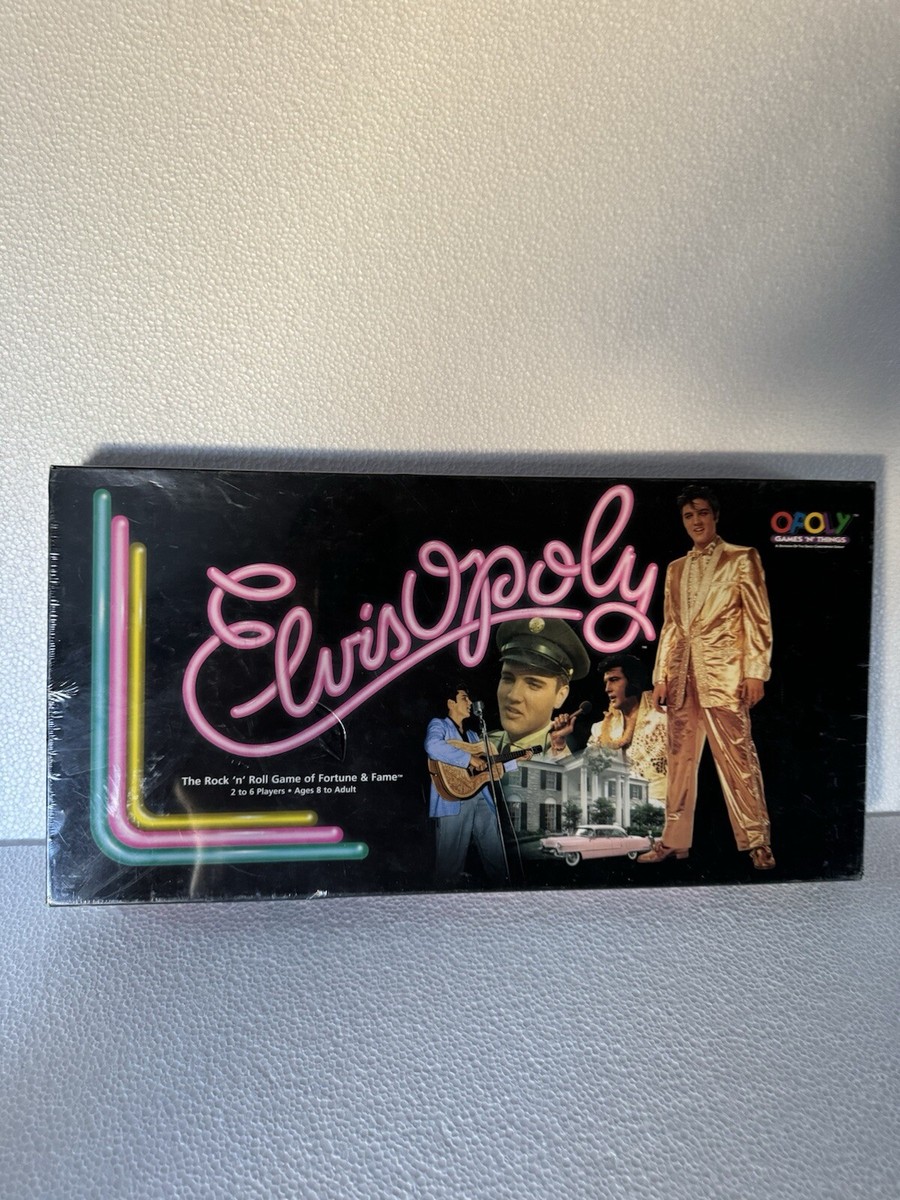 エルヴィス・プレスリー ボードゲーム (ElvisOpoly) Sealed 1995 Elvisopoly MONOPOLY Elvis Presley Edition Rock 'N
