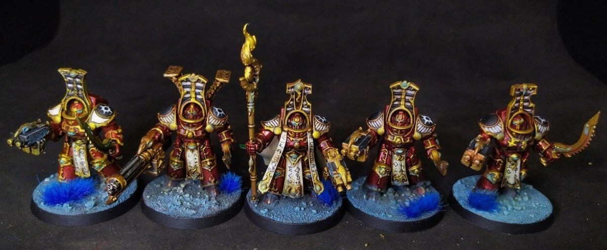 ゲームキャラクター WARHAMMER 40k Scarab Terminators 5 Warhammer 40k - Thousand Sons - Scarab Occult Terminators