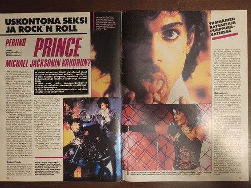 Michael Jackson, Maiden, Dio, Prince, KISS - Finland Magazine Suosikki #10B 1984 - Foto 11 di 11