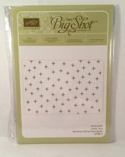 SPARKLE EMBOSSING FOLDER New Stampin Up Big Shot Mid Century Modern 60s
