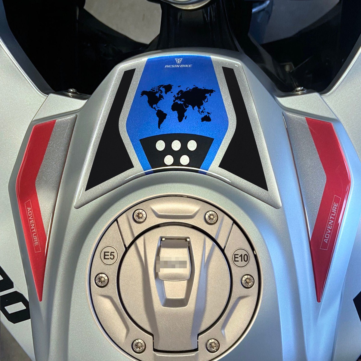 Resin Bike Adesivi Protettivi 3D Per BMW F 900 GS Trophy 2024 | Made In Italy | Antigraffio E Resistenti A UV, Acqua E Gelo