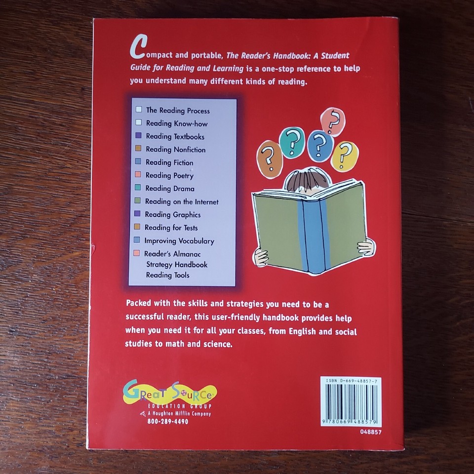 Great Source Reader's Handbooks Ser.: Reader's Handbook : A Student ...