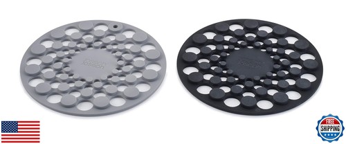 Joseph Joseph 20174 Spot-On Set of 2 Silicone Trivets, Gray - Picture 2 of 5
