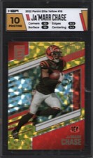 2022 Panini Donruss Elite - Ja'Marr Chase #16 YELLOW 2/75 HGA 10