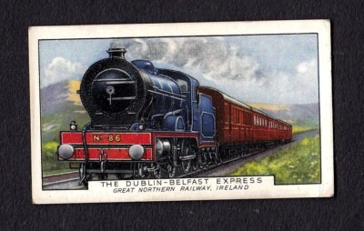 4213/ Gallaher Ltd. - Trains   Eisenbahn - No 35   The Dublin-Belfast Express