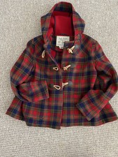 Womens Tartan Coat, Woolen Duffle By Jack Wills, Size 14, £249 Rrp