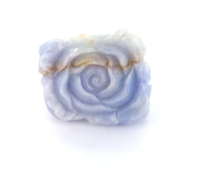 Huge Carved Rose Natural Lavender Type A Fei Cui Jadeite Ring 306cts Size S