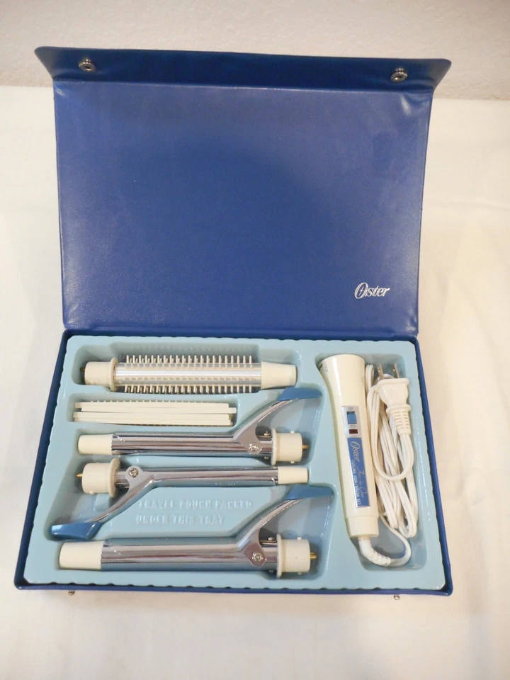 *VINTAGE * OSTER 4-IN-1 CURLING IRON BRUSH SET - Image 2 of 4