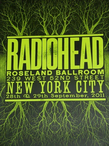 RARE RADIOHEAD SEPTEMBER 28/29 2011 ROSELAND BALLROOM NEW YORK