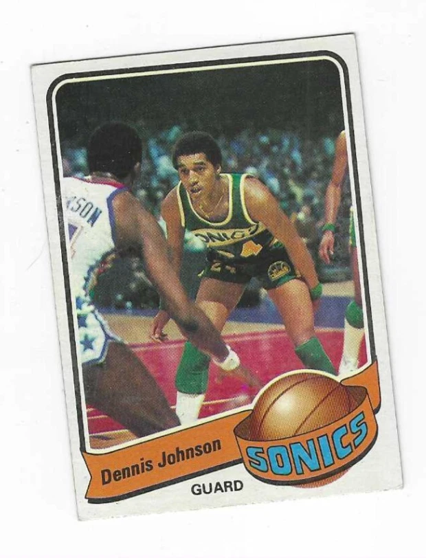 1979-80 TOPPS DENNIS JOHNSON #6 SEATTLE SUPER SONICS