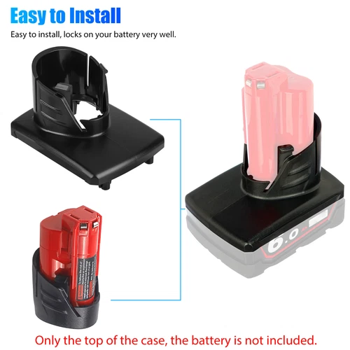 5Pcs Battery Plastic Case Top Shell Cover for Milwaukee M12 Cordless Power Tools - Picture 7 of 10