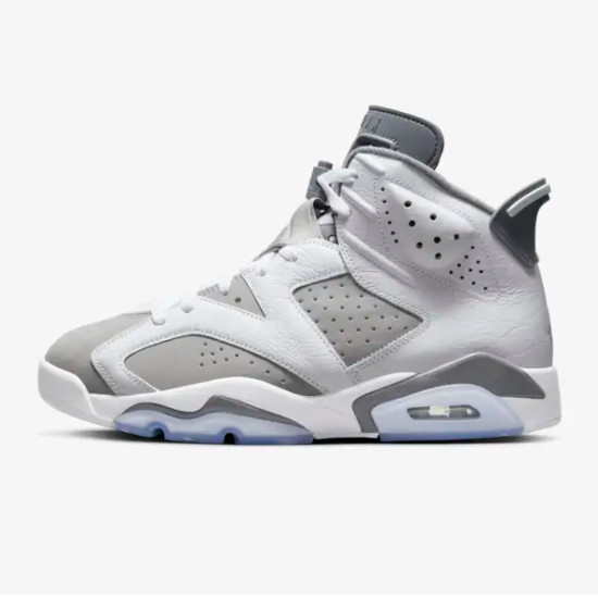 Кроссовки Nike Air Jordan 6 в стиле ретро прохладного серого цвета (CT8529-100) Доставлены в ускоренном порядке