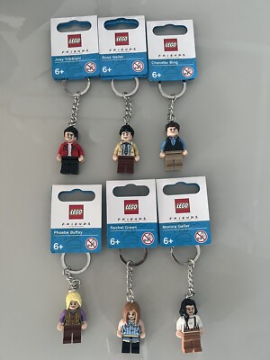LEGO BUNDLE KEYCHAIN FRIENDS SET OF 6 CHARACTERS