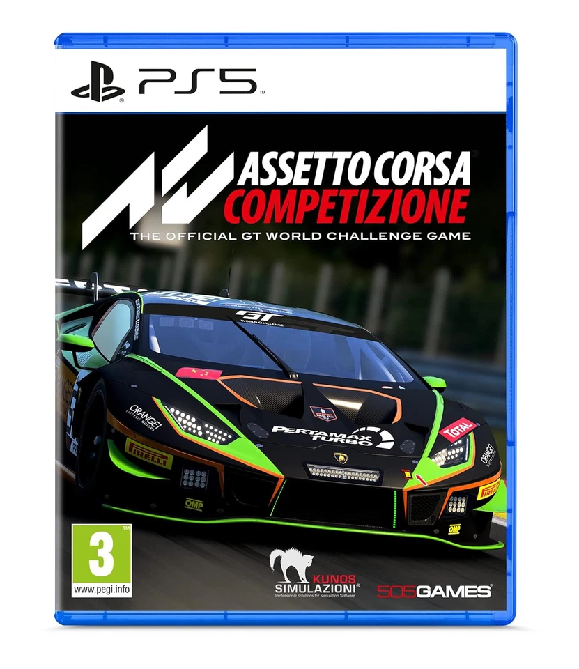 Assetto Corsa Competizione PS5 Racing Simulator PlayStation 5 Brand New Sealed