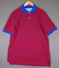 Brooks Brothers Striped Short Sleeve Polo Shirt Men's Large 100 Cotton