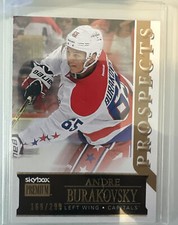 Andre Burakovsky 2014-15 Fleer Showcase SkyBox Rookie #d 169/299 Colorado HKY🏒