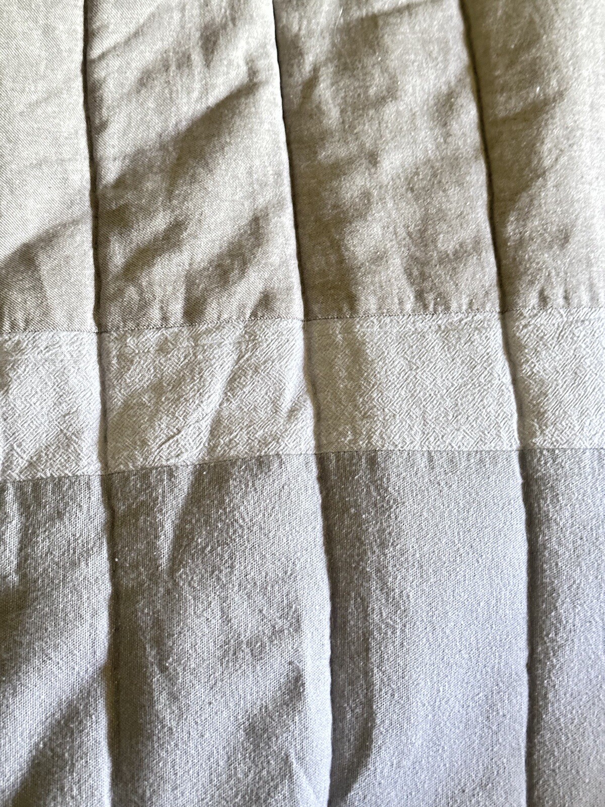 Pottery Barn Teen Denim TWIN Quilt Navy Blue Denim 100 Cotton 68”x86