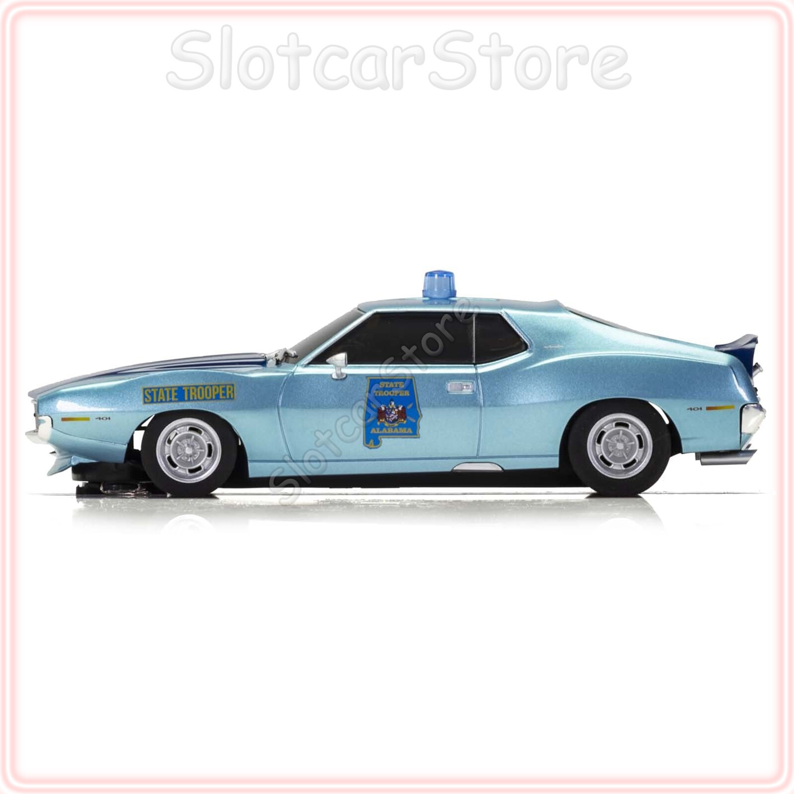 Scalextric C4058 AMC Javelin "Alabama State Trooper Police Car" 132