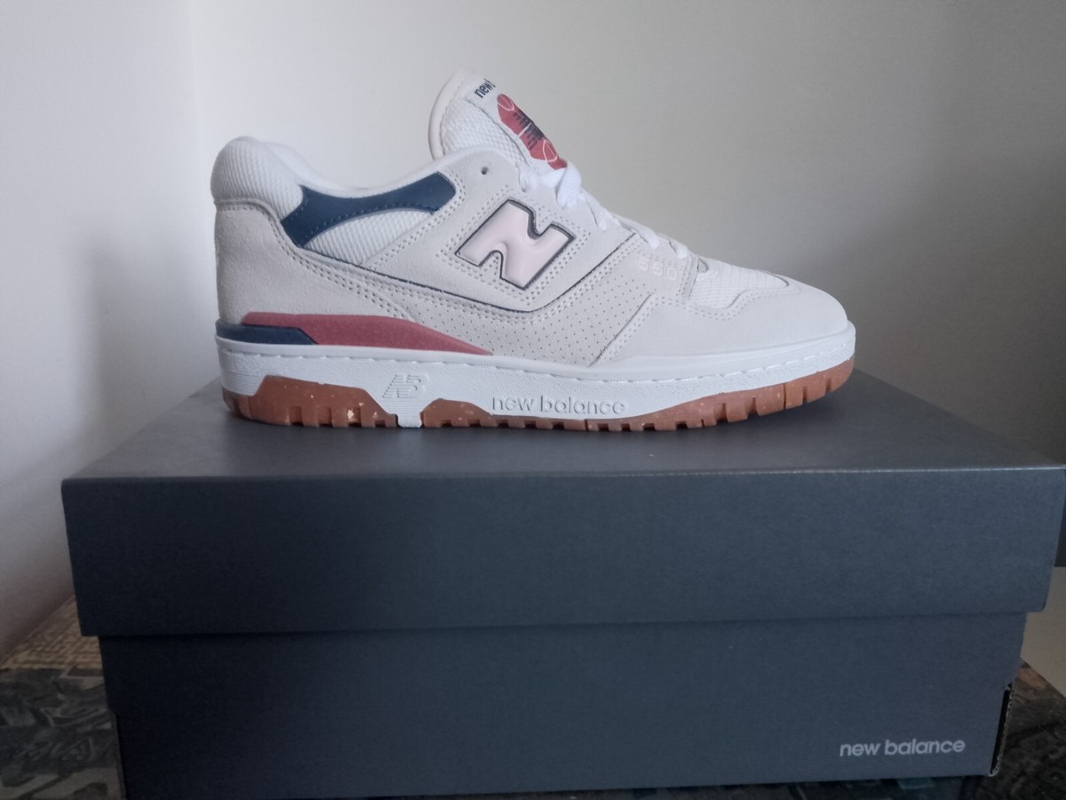 new balance 550 navy red