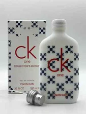 CK ONE COLLECTORS EDITION CALVIN KLEIN SPRAY 3.4 3.3oz 100 ml NEW IN SEALED BOX.