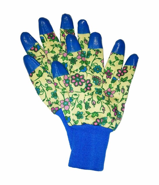 Briers LatexDipped Floral Patterned Gardening Gloves, Medium eBay