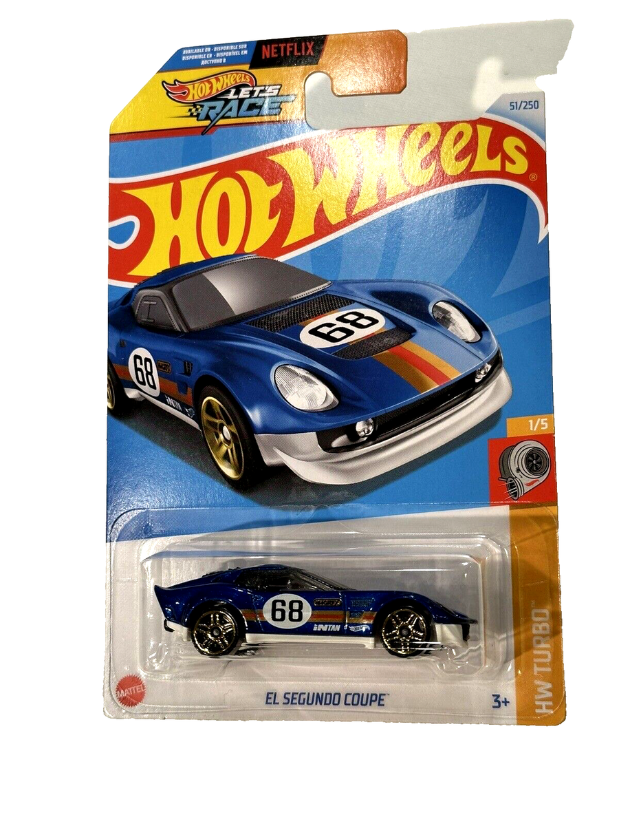 2024 Hot Wheels El Segundo Coupe 1/5 Blue HW Turbo 51/250 NETFLIX