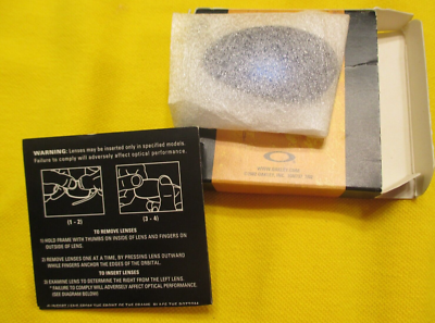 OAKLEY MINUTE 1.0 NEW ICE BLUE IRIDIUM LENSES BOX DATED 2002