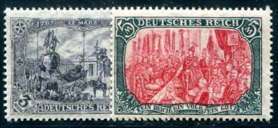 DR 1915 96-97II ** POSTFRISCH TADELLOS GERMANIA MARKWERTE (I4315