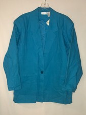Vintage Nwt Club Classic By Price Club Blazer Jacket Size Large Linen Blend