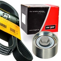 Contitech 6PK1256 Keilrippenriemen + Rolle FüR KIA Picanto 1.0
