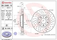 Brembo 2X Bremsscheiben Vorne BelüFtet Beschichtet FüR Alfa Romeo Giulia 952