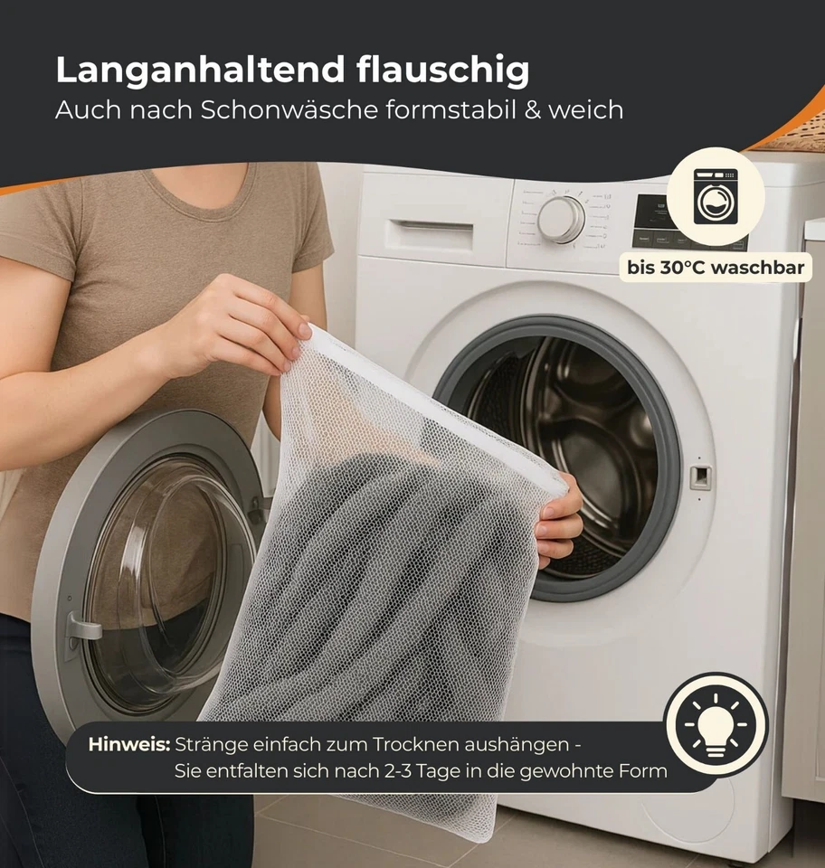 Flauschvorhang Türvorhang Insektenschutz Wohnwagen Camping Fadenvorhang Chenille - Bild 4 von 4