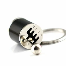 Six Speed Manual Gearbox Transmission Shift Lever Automotive Part Keychain