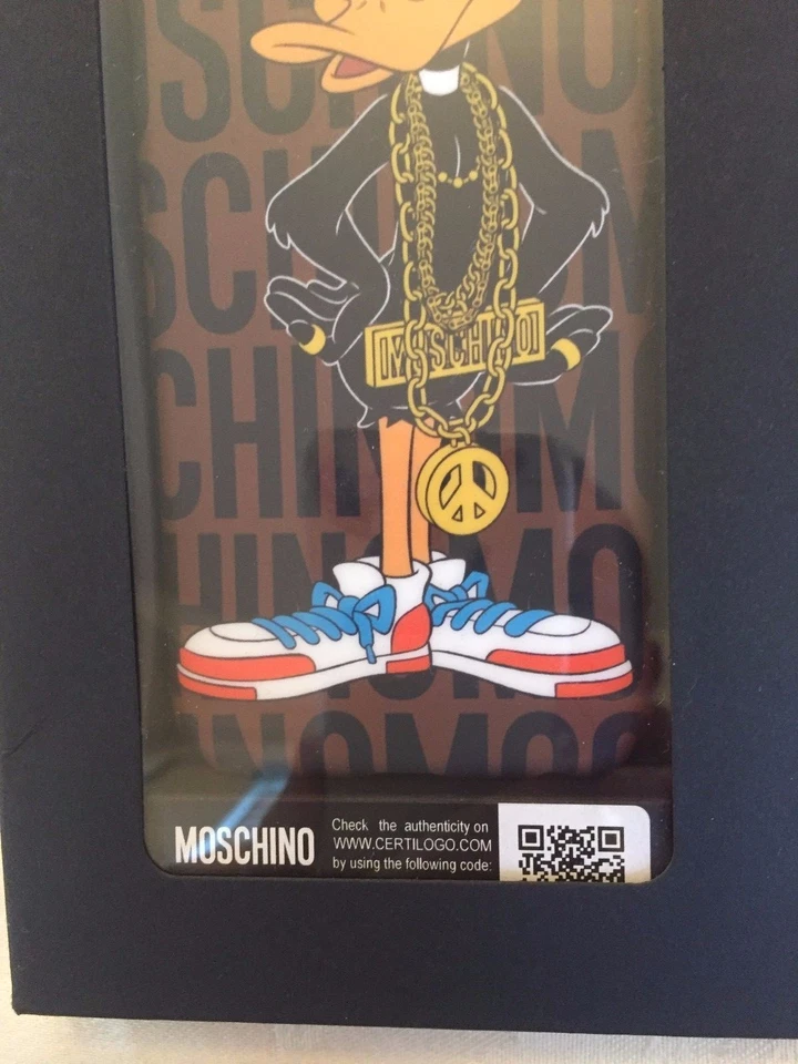 AW15 Moschino Couture Джереми Скотт DAFFY DUCK Looney Tunes чехол для iPhone 6/6с - Изображение 4 из 4