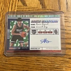2025-26 Hoops Maxime Raynaud Rookie Signatures Pixel Burst Green #’d 65/75 RC AU