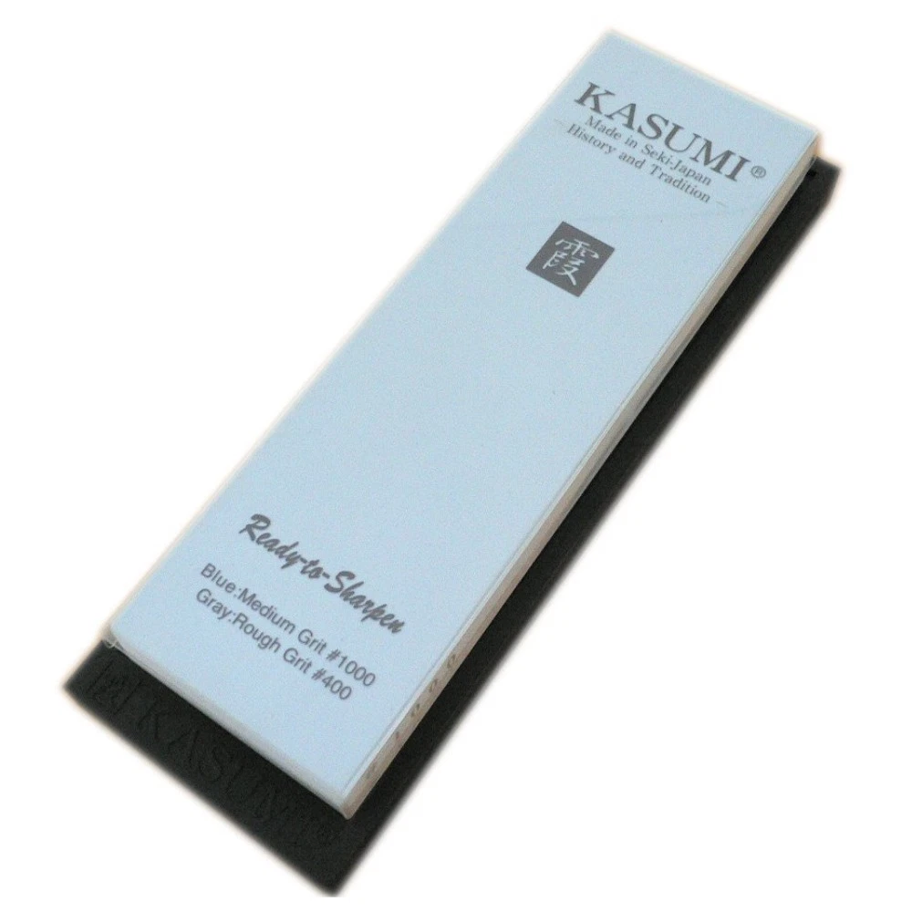 Kasumi Combo Ceramic Whetstone 440/1000 Knife Sharpener | Made in Japan