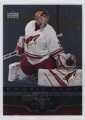 2005 Upper Deck Black Diamond Gems Ruby 6/100 David LeNeveu #154 Rookie RC nd3
