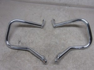 Harley '05 FLSTN, FLSTNI saddlebag guards, 49360-08, nice shape,  used, #4427